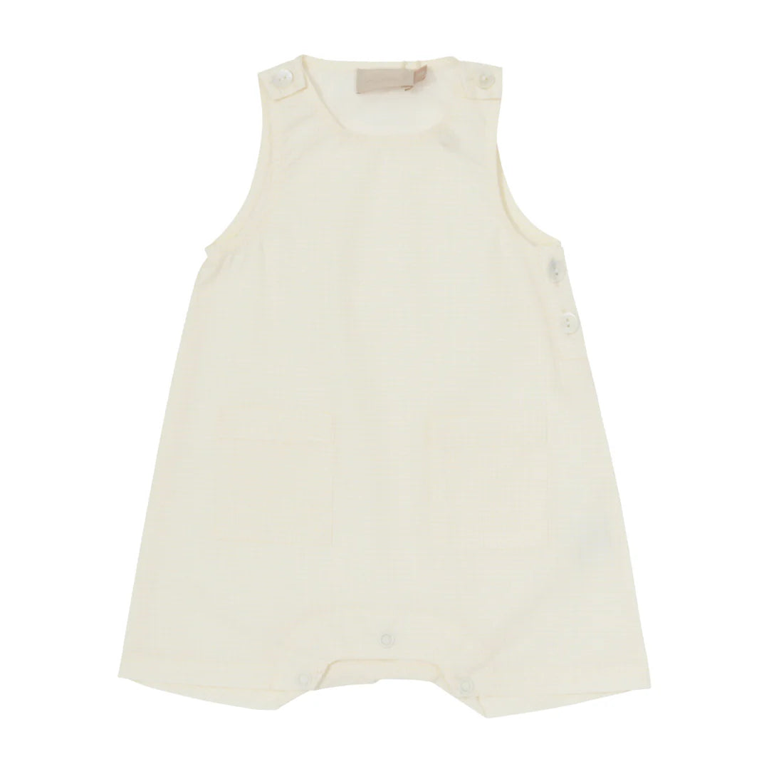 NUMU micro checked  baby boys  romper ( sz  9m - 2 )