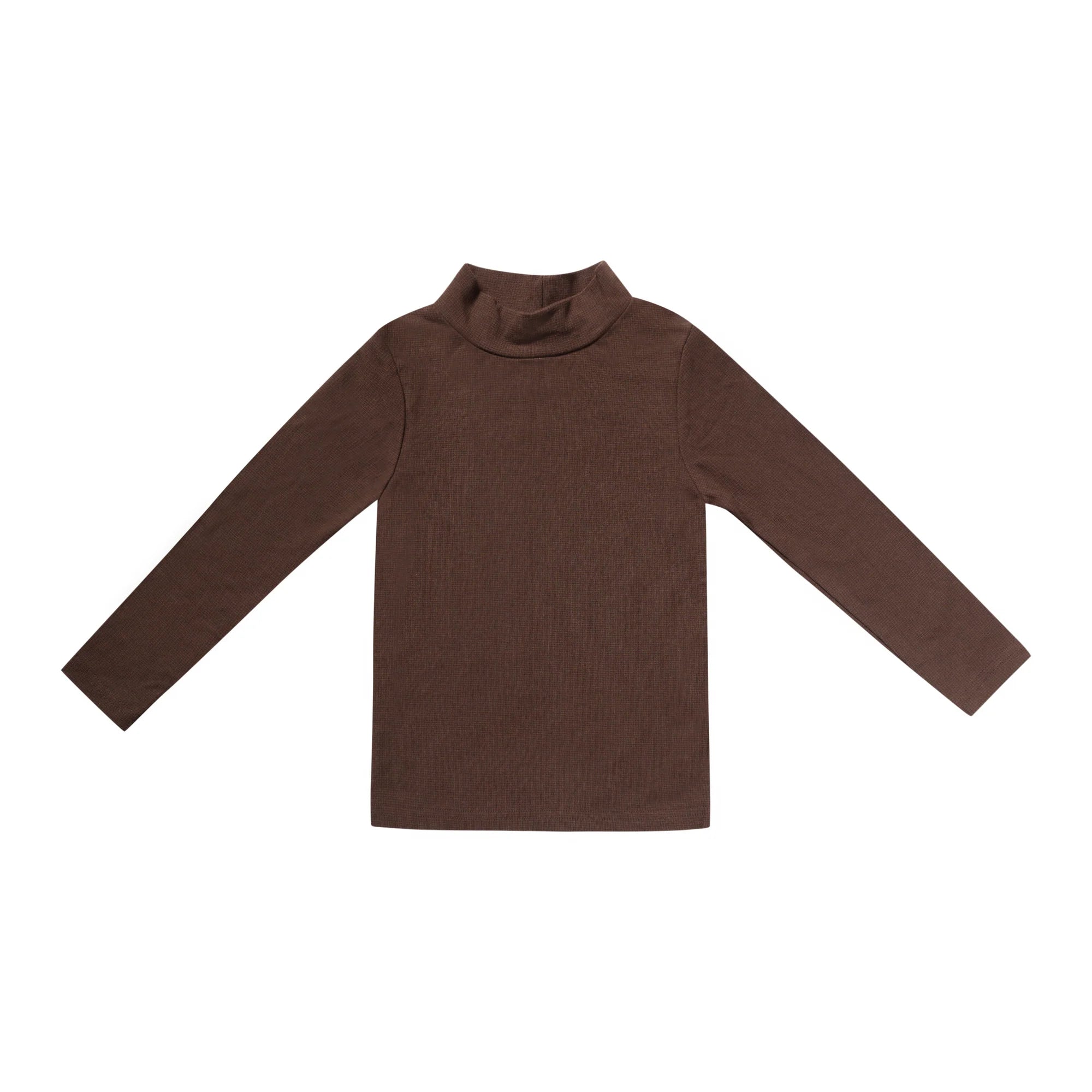 Numu Cotton Modal Mockneck - Chocolate (12Y-18Y)